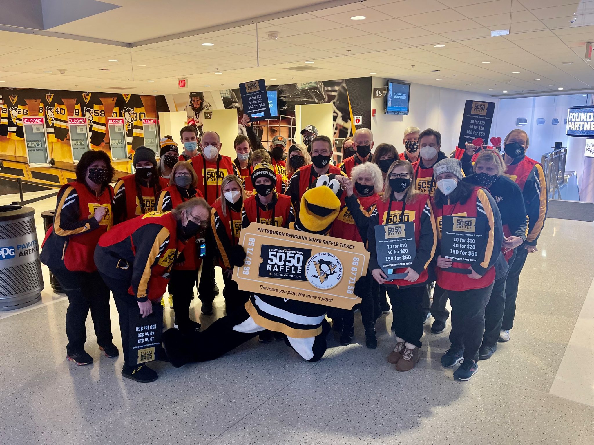 50/50 Raffle presented by Pittsburgh Penguins Foundation