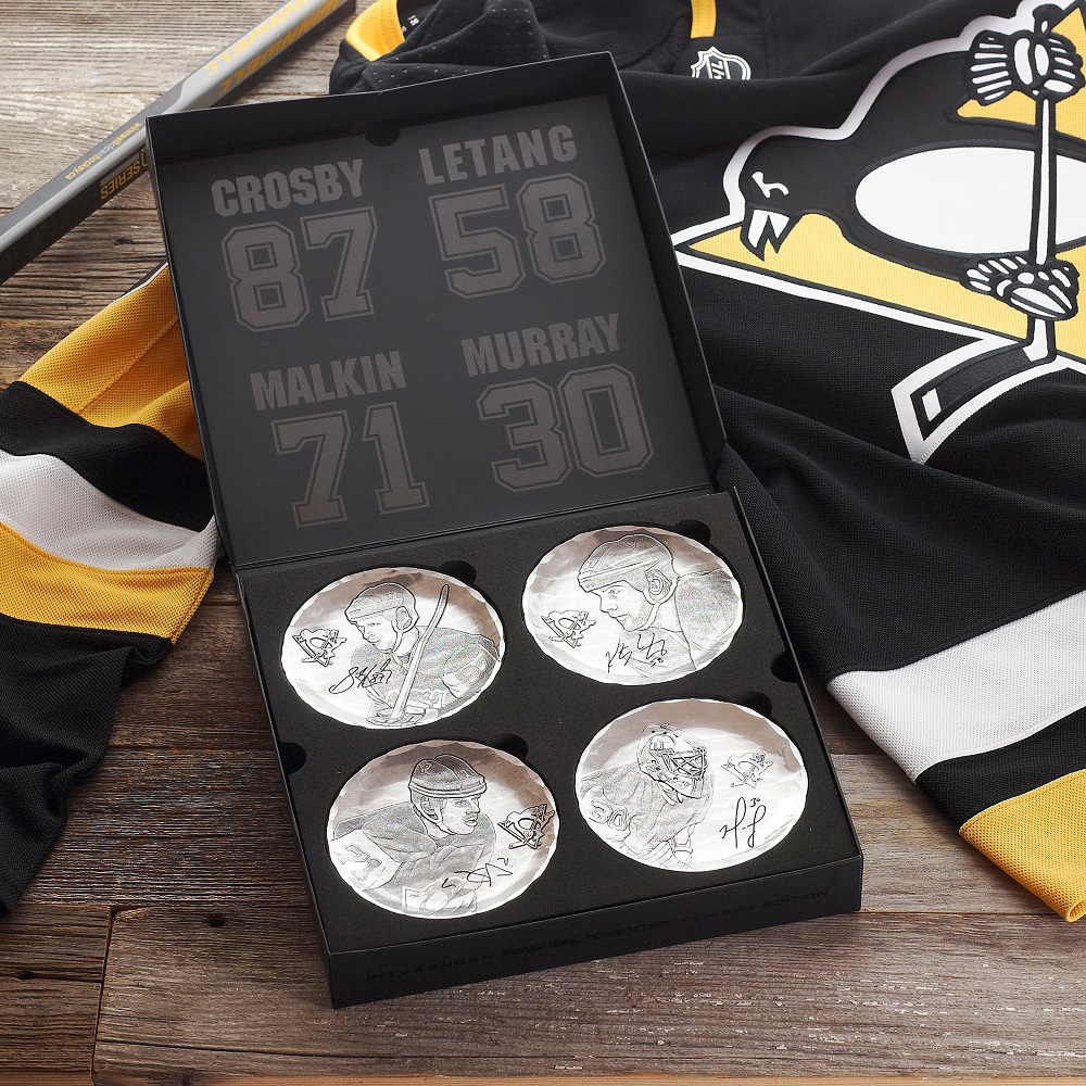 Players Edition Coaster Set Pittsburgh Penguins Foundation