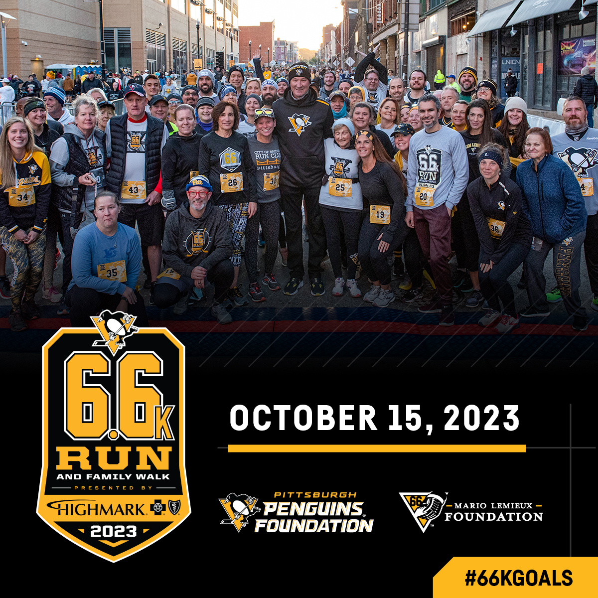 2023 Pittsburgh Penguins 6.6K Run and Family Walk presented by